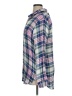 Joules 100% Viscose Plaid Blue Long Sleeve Button-Down Shirt Size 14 - photo 5