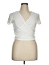 YMI Ivory Short Sleeve Top Size XL - photo 1