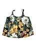 Unbranded Floral Green Swimsuit Top Size 3XL - photo 1