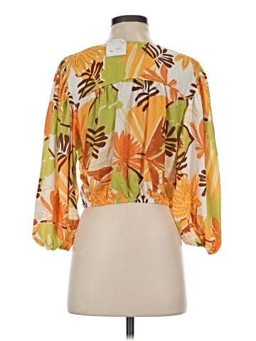 Flying Tomato 3/4 Sleeve Blouse (view 2)
