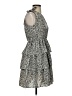 Unbranded Animal Print Gray Cocktail Dress Size S - photo 4