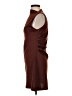 Cider Solid Brown Cocktail Dress Size S - photo 5