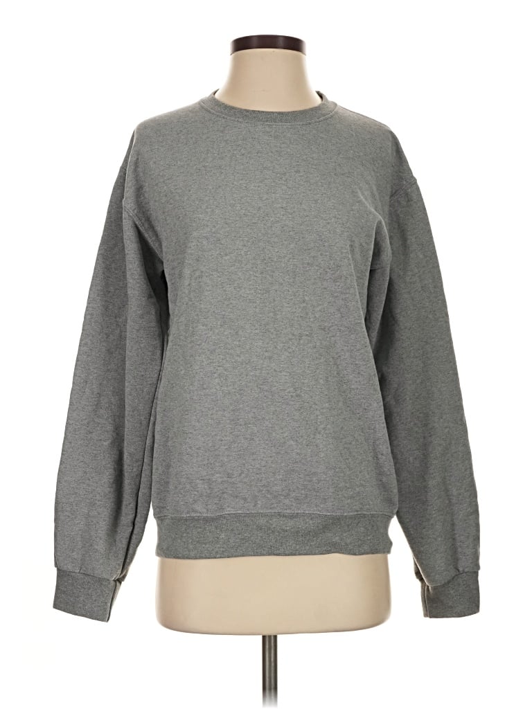 Pre-owned Athletic Works Sweatshirt In Gray