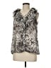 Sioni 100% Polyester Animal Print Silver Sleeveless Blouse Size M (estimated) - photo 1