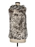 Sioni 100% Polyester Animal Print Silver Sleeveless Blouse Size M (estimated) - photo 2