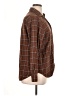 Uniqlo Plaid Brown Long Sleeve Button-Down Shirt Size XL - photo 4