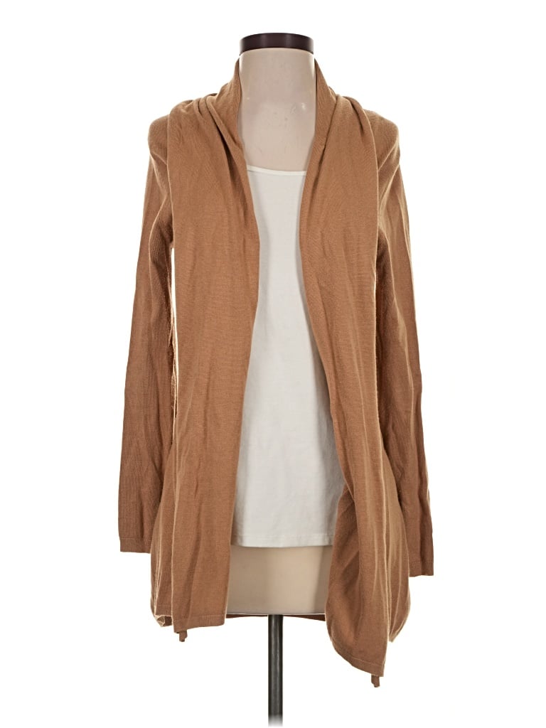 Pre-owned Zara Cardigan Sweater In Tan
