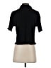colsie 100% Polyester Black Short Sleeve Blouse Size XS - photo 2