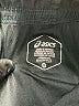 Asics Chevron-herringbone Gray Black Athletic Shorts Size XS - photo 3