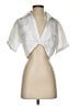 Micas White Short Sleeve Blouse Size S - photo 1