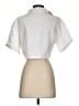 Micas White Short Sleeve Blouse Size S - photo 2