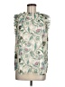 Ann Taylor LOFT 100% Polyester Ivory Sleeveless Blouse Size M - photo 1