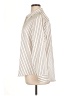 Old Navy 100% Polyester Stripes Ivory Long Sleeve Blouse Size XL - photo 5