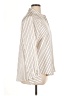 Old Navy 100% Polyester Stripes Ivory Long Sleeve Blouse Size XL - photo 4