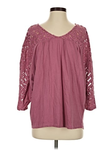 Garnet Hill 3/4 Sleeve T-Shirt (view 1)