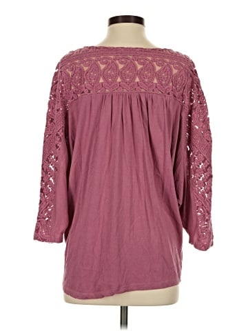 Garnet Hill 3/4 Sleeve T-Shirt (view 2)