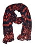 Stella & Dot Animal Print Red Blue Scarf One size - photo 1