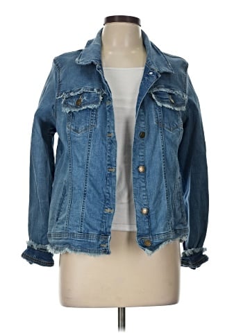 Karl Lagerfeld Paris Denim Jacket (view 1)