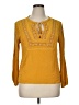CKlass Yellow 3/4 Sleeve Blouse Size XL - photo 1