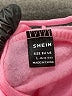 Shein 100% Polyester Pink Pullover Hoodie Size L - photo 7