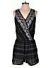 Mossimo Supply Co. 100% Rayon Paisley Black Romper Size M - photo 1