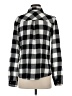 Maurices Checkered-gingham Black Long Sleeve Button-Down Shirt Size S - photo 2
