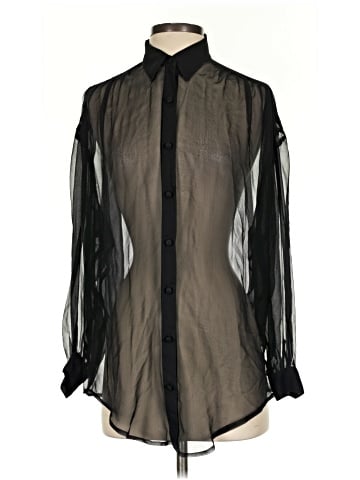 Hunter Dixon Long Sleeve Silk Top (view 1)