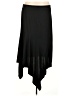 Soncy Solid Black Casual Skirt Size 4X (4) - photo 1