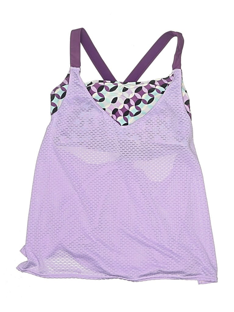 Pre-owned Zeroxposur Sleeveless Top Purple Halter Neckline Tops
