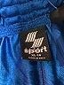 PLACE Sport 100% Polyester Solid Blue Athletic Shorts Size 14 - photo 3