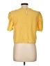 Zara Basic Yellow Short Sleeve Top Size L - photo 2