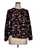 Artesia 100% Polyester Floral Black Long Sleeve Blouse Size XL - photo 1