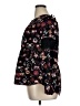 Artesia 100% Polyester Floral Black Long Sleeve Blouse Size XL - photo 5