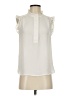 Ann Taylor LOFT 100% Polyester Ivory Sleeveless Blouse Size S (petite) - photo 1