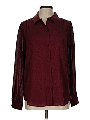 LC Lauren Conrad Long Sleeve Blouse (view 1)