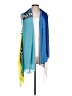 MULTIPLES 100% Polyester Blue Kimono Size 1X - photo 1