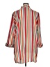 Assorted Brands Stripes Orange 3/4 Sleeve Button-Down Shirt Size XL - photo 2