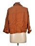 ASOS Design 100% Lyocell Brown 3/4 Sleeve Button-Down Shirt Size 10 - photo 2