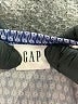 Gap 100% Rayon Checkered-gingham Blue Jumpsuit Size L - photo 4