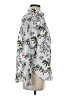Talbots 100% Cotton Floral Ivory Long Sleeve Blouse Size S - photo 4