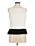 Studio 1 100% Polyester Ivory Sleeveless Blouse Size 8 - photo 1