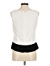 Studio 1 100% Polyester Ivory Sleeveless Blouse Size 8 - photo 2