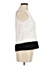 Studio 1 100% Polyester Ivory Sleeveless Blouse Size 8 - photo 4