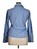 Worthington Blue Long Sleeve Button-Down Shirt Size 14 - photo 2
