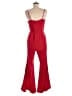 Endless Rose Solid Red Jumpsuit Size M - photo 2