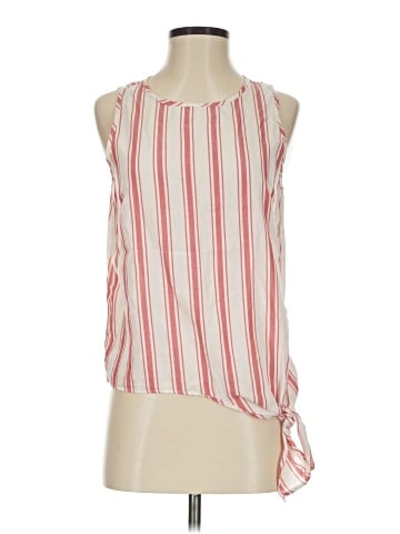 Madewell Side-Tie Tank in Marcia Stripe (view 1)