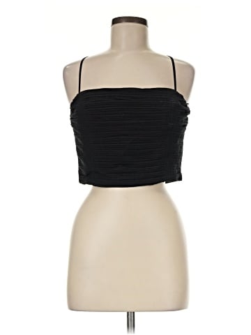 Madewell Poplin Crop Tube Top (view 1)