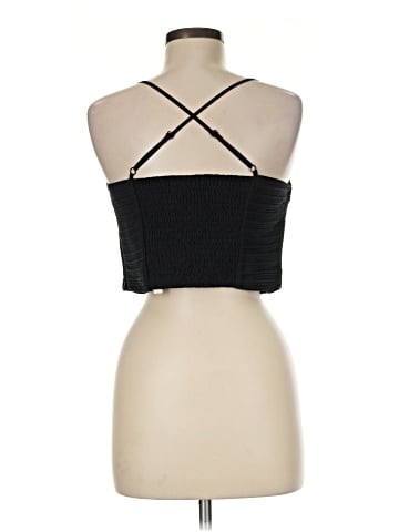 Madewell Poplin Crop Tube Top (view 2)