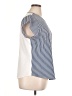Van Heusen 100% Polyester Stripes Blue Short Sleeve Top Size XL - photo 4