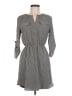 Monteau Chevron-herringbone Gray Casual Dress Size M - photo 1